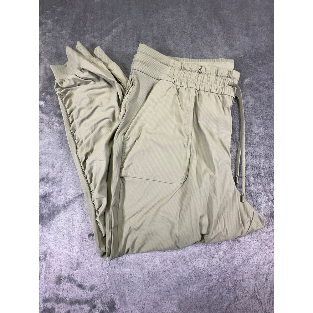 Lululemon Beyond the Studio Jogger Sage Green Ruched Pants Size 20 LW5DAJS